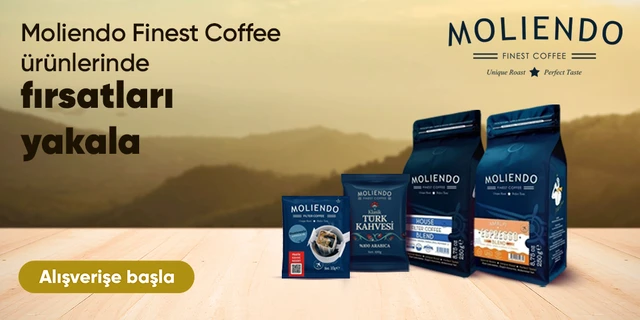 Moliendo Finest Coffee Markalı Kahvelerde Süper İndirimler