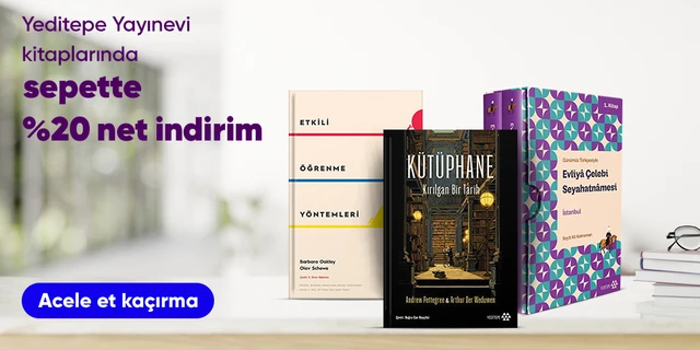 Yeditepe Yayınevi kitaplarında  sepette %20 net indirim