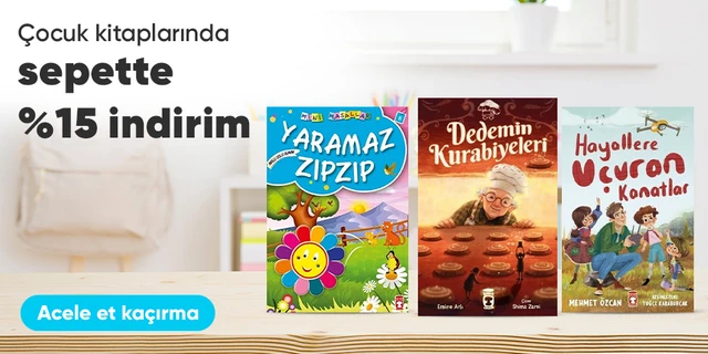 Çocuk kitaplarında  sepette %15 indirim