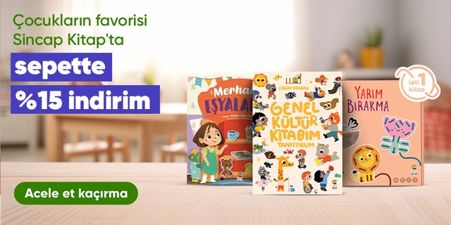 Çocukların favorisi Sincap Kitap'ta  sepette %15 indirim