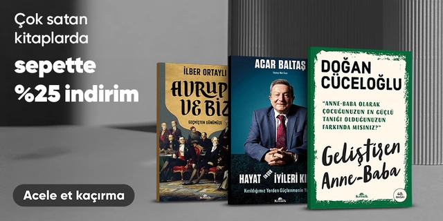 Çok satan kitaplarda  sepette %25 indirim 