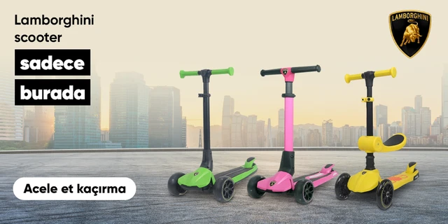 Lamborghini scooter'larda  sepette %10 net indirim