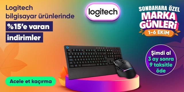 Logitech Ürünlerinde %15' e Varan İndirim