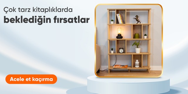 En Tarz Kitaplıklarda Beklediğin Fırsatlar