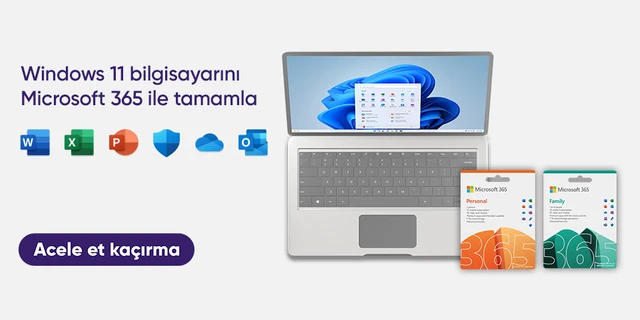 Windows 11 bilgisayarını  Microsoft 365 ile tamamla