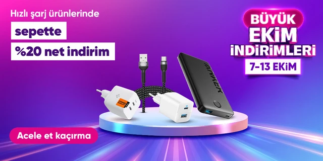 Hızlı şarj ürünlerinde fırsatları yakala Acele et kaçırma