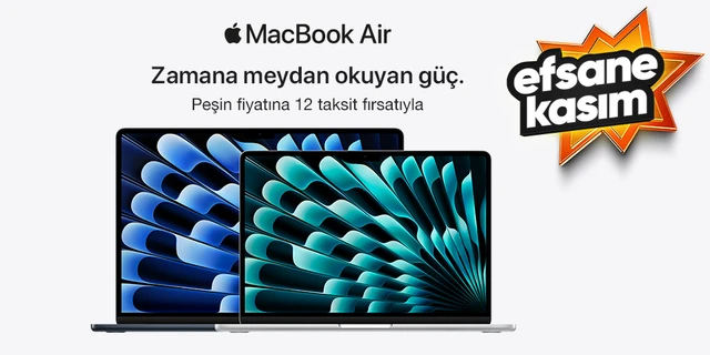 13 inç MacBook Air.  Zamana meydan okuyan güç.