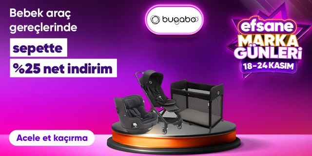 Bugaboo Bebek Araç Gereçlerinde  Sepette Net %25 İndirim