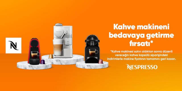 Kahve makineni bedavaya getirme fırsatı