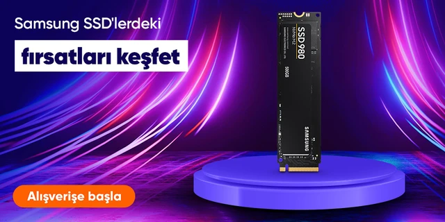 Samsung SSD'lerdeki  fırsatları keşfet