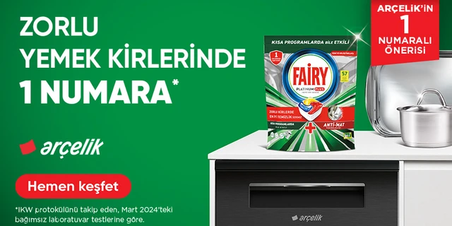 Fairy, zorlu yemek kirlerinde 1 numara