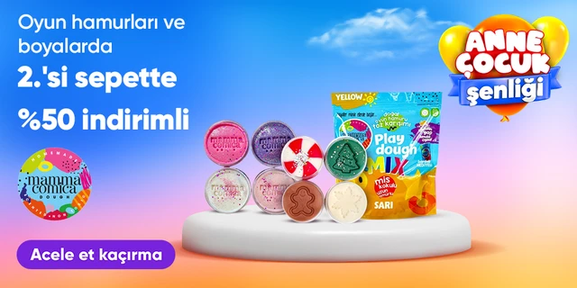 Mammacomica Dough Oyun Hamurları ve Boyalarda Sepette 2.si %50 İndirim