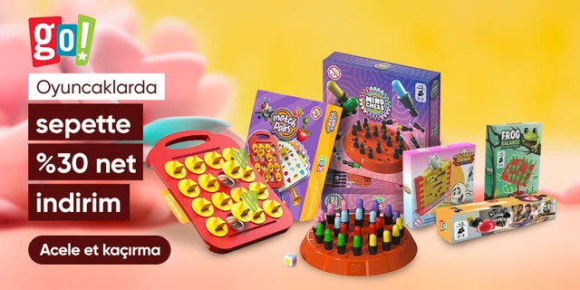 Go Toys Markalı Oyuncaklarda Sepette Net %30 İndirim