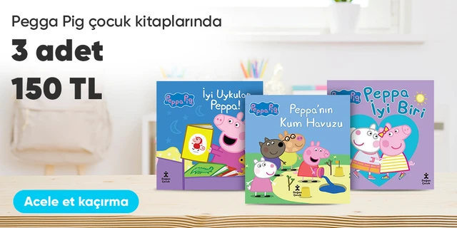 Peppa Pig Kitapları 3 Kitap 150 TL