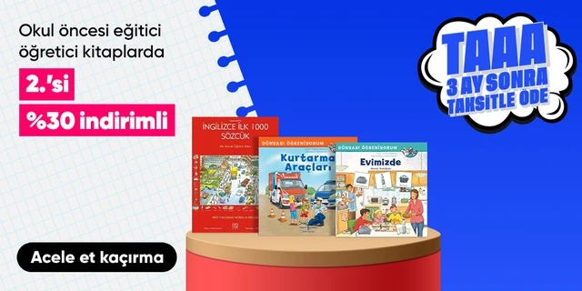 Okul öncesi eğitici öğretici kitaplarda  2.’si %30 indirimli