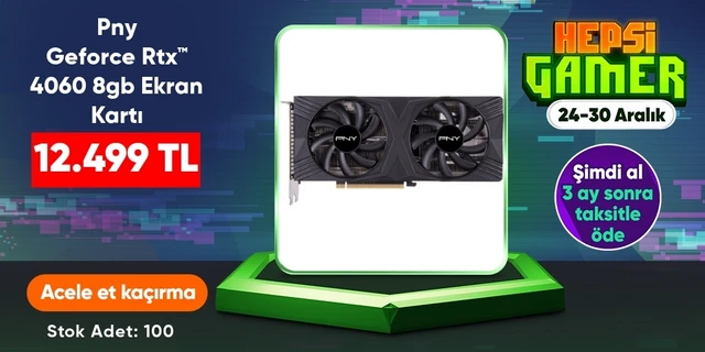 Pny Geforce Rtx™ 4060 8gb Ekran Kartı