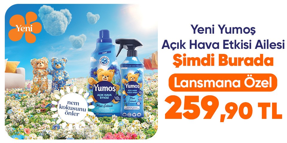 Yeni Yumoş Açık Hava Etkisi Ailesi Şimdi Burada  Lasmana özel 259,90 TL