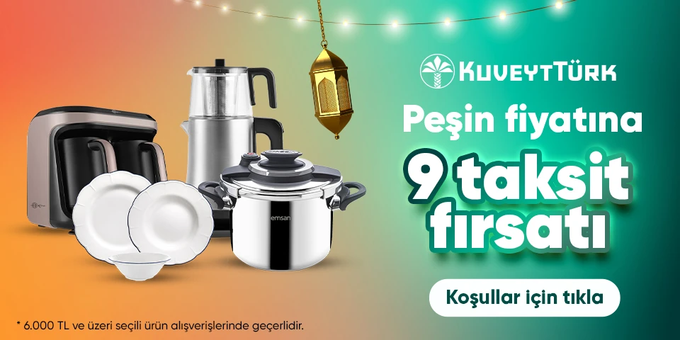 Kuveyt Türk'ten peşin fiyatına 9 taksit 