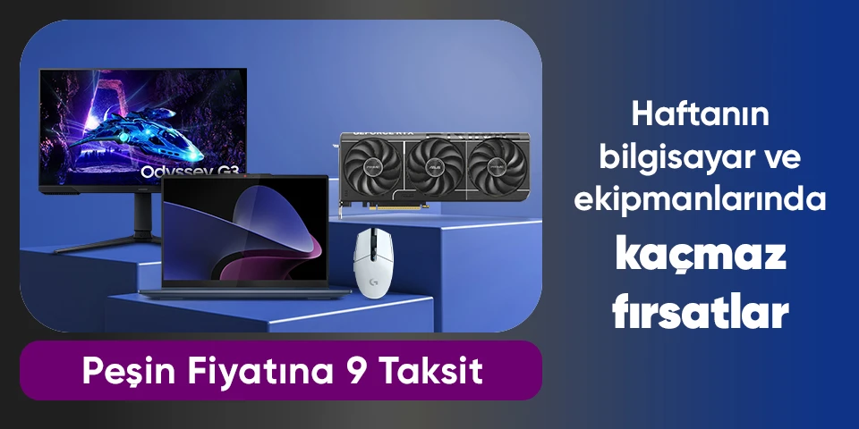 Haftanın bilgisayar ve ekipmanları  kaçmaz fırsatlar