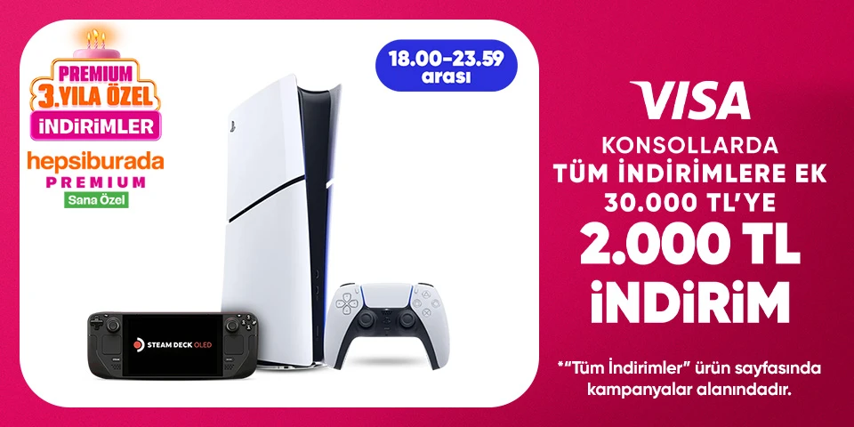 konsollard 30.000 TL'ye 2000 TL İndirim