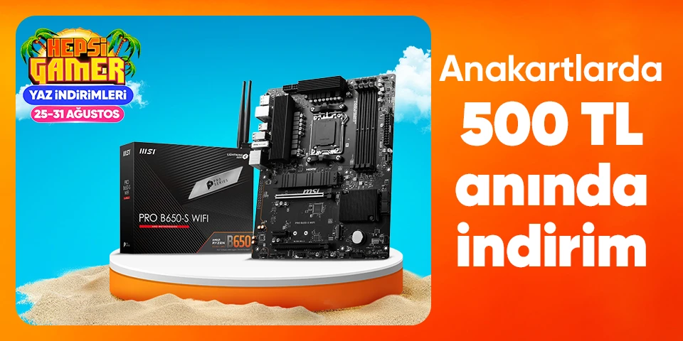 Anakartlarda 500 TL Kupon 