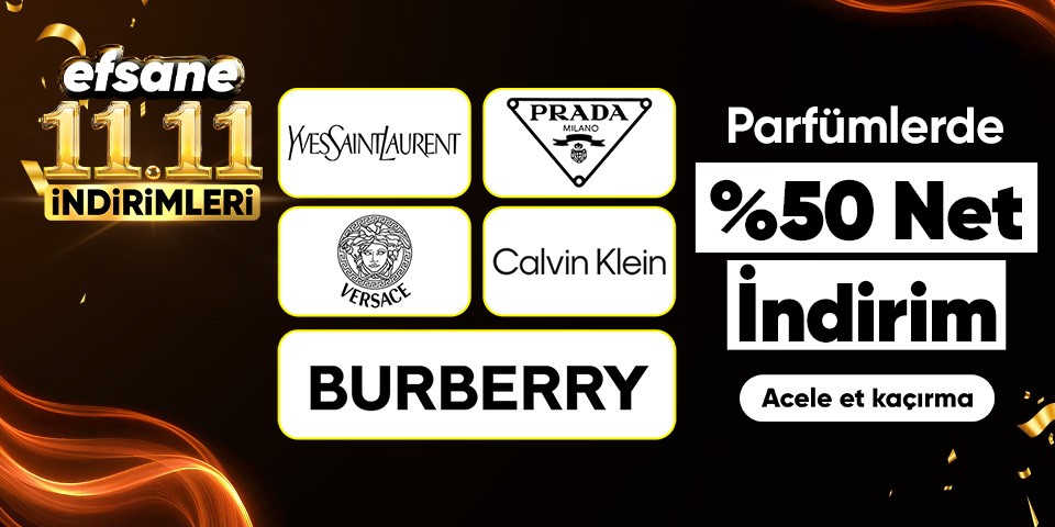 Parfümlerde  %50 Net İndirim