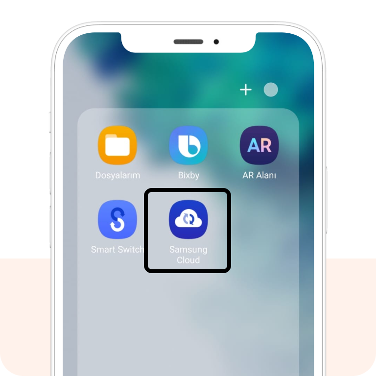 Samsung yedekleme step 1