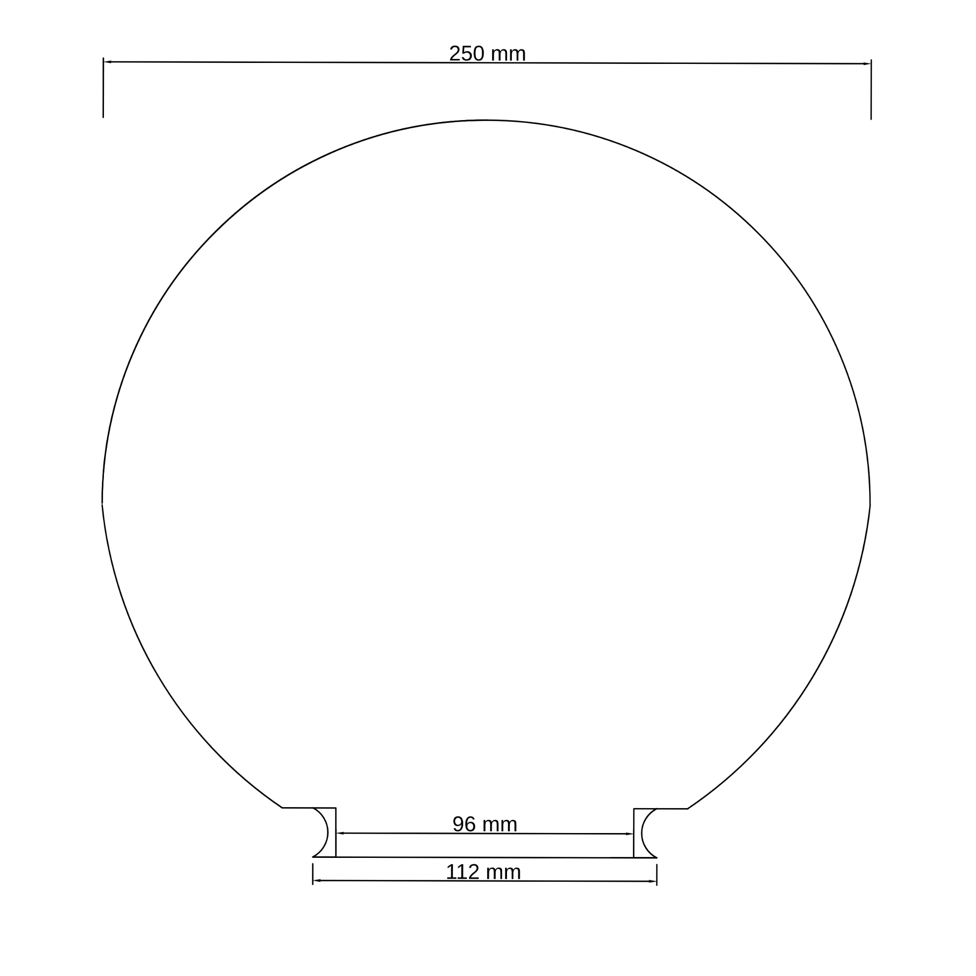 GLOP 250MM OLCULER