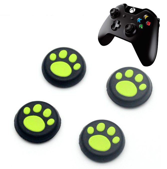 Xbox One 4 ADET SEVİMLİ PATİ ANALOG BAŞLIĞI YEŞİL- HEMEN KARGO !