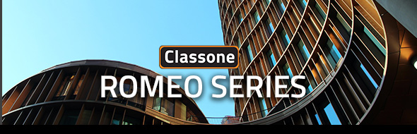 Classone Romeo Medium Serisi 13-14 inch uyumlu Laptop Çantası-Siyah