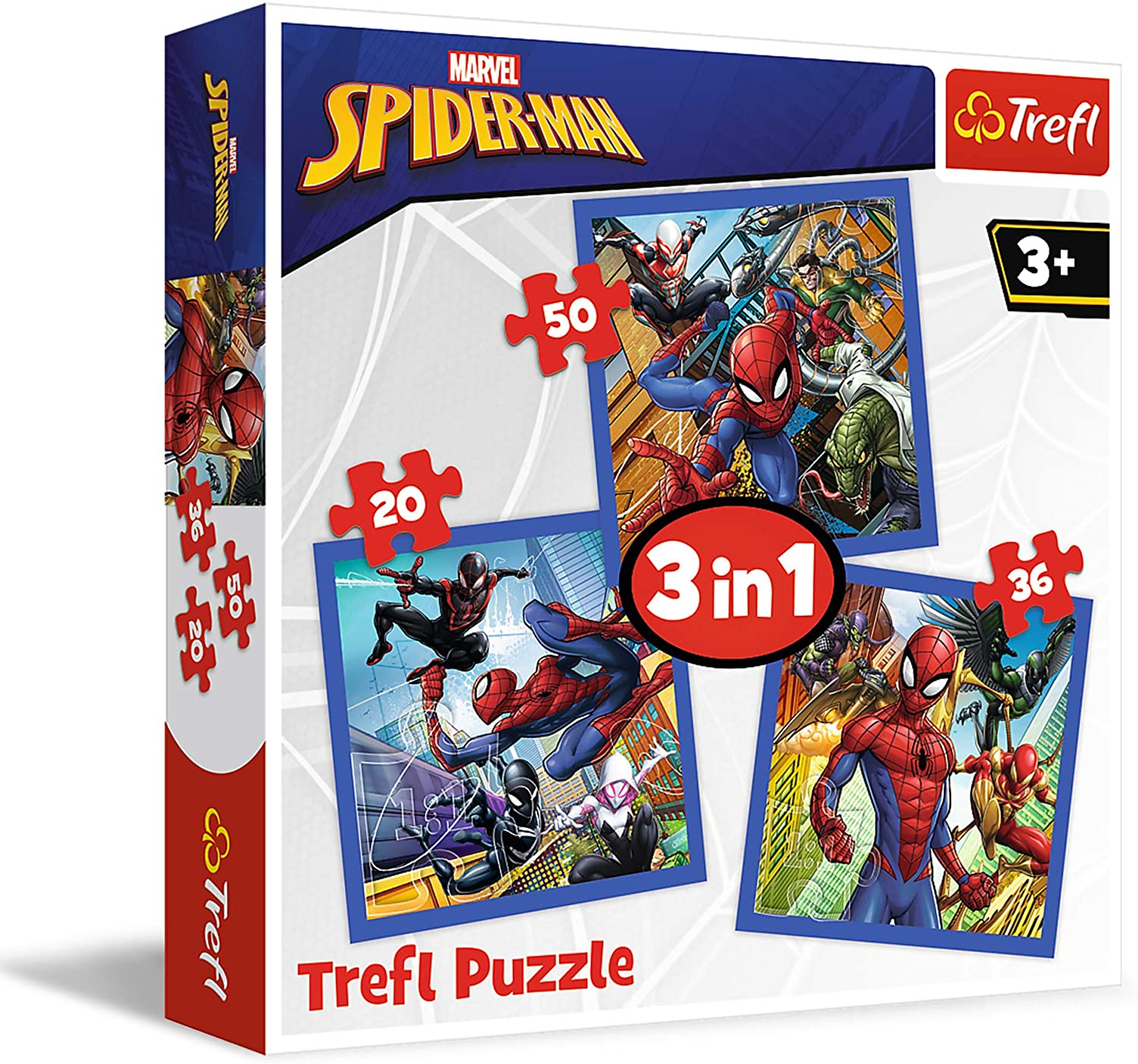 Puzzle en Bois Junior Spiderman Power 50 pcs - Trefl - BCD