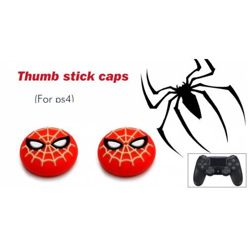 PS4 DUALSHOCK 4 2 ADET Spiderman KABARTMA DESENLİ ANALOG BAŞLIĞI- HEMEN KARGO !