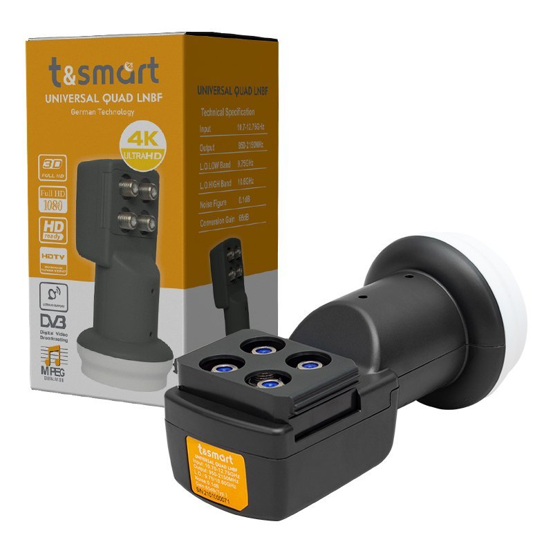 T&Smart Dört Çıkışlı Lnb