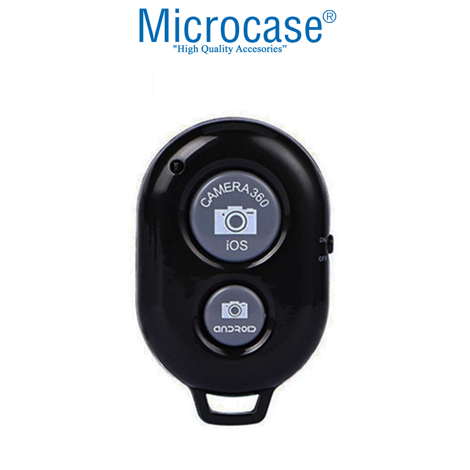 Microcase Tripod ve Selfie Çubuğu için Bluetoothlu Uzaktan Fotoğraf Çekim Kumandası Siyah - AL2638