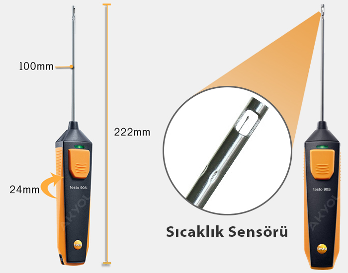 testo 905i sıcaklık ölçer