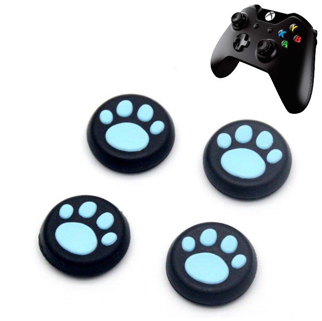 Xbox One 4 ADET SEVİMLİ PATİ ANALOG BAŞLIĞI MAVİ- HEMEN KARGO !