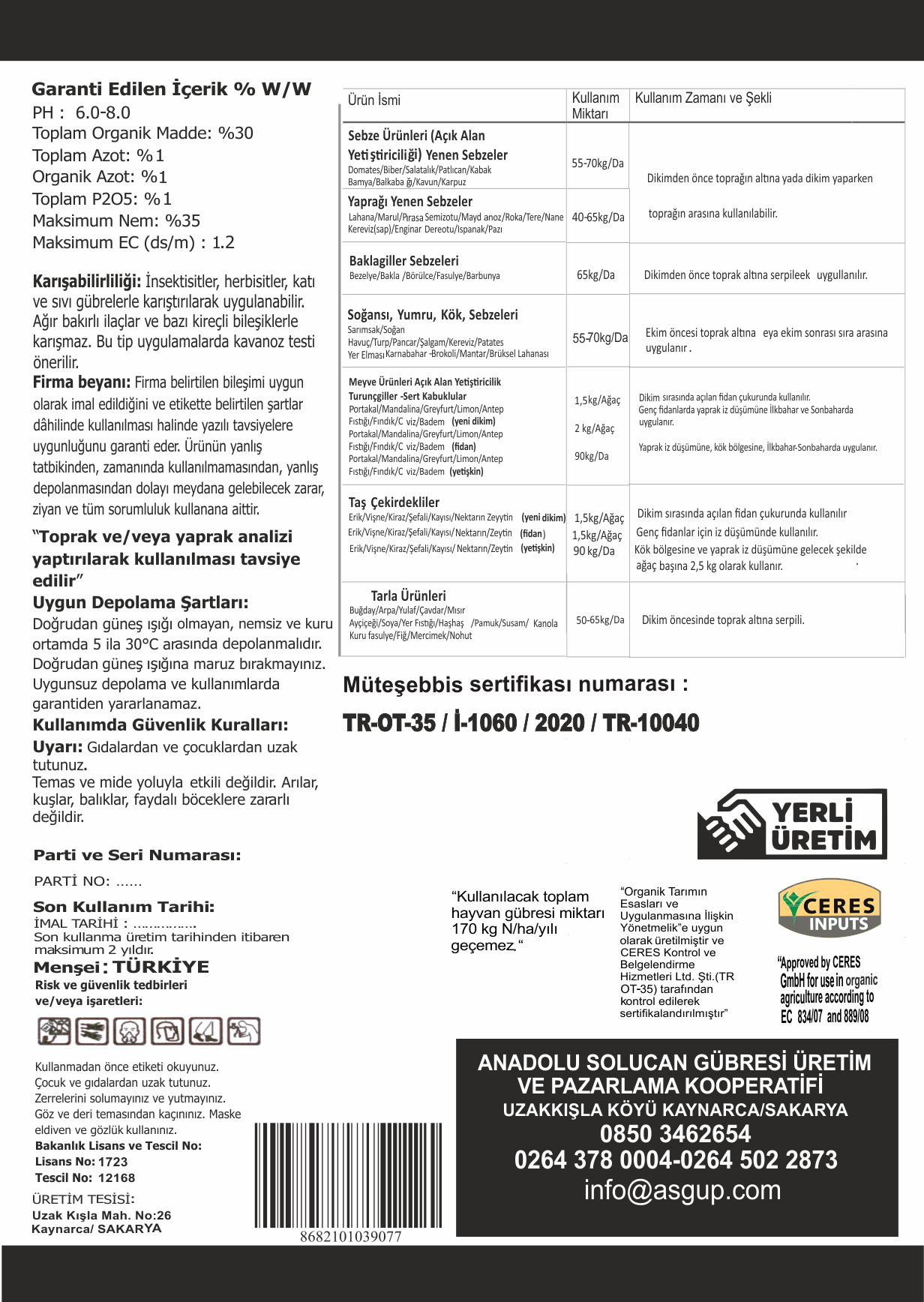 ASGUP K101-1KG