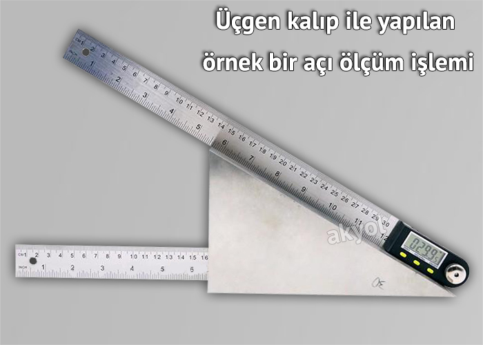 30 cm açı ölçer