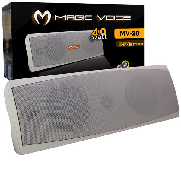 Magicvoice MV-28TRF 2x13 Cm 3 Yollu 40W Tekli Trafolu Sütun Hoparlör fiyatı