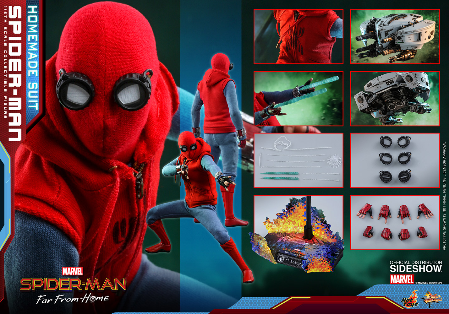 Hot toys spider man homecoming homemade suit new arrivals