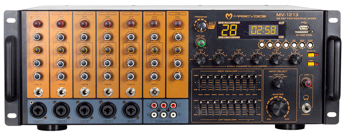 Magicvoice Mv-1213 1 Kanal 100W Rms Max 800W Trafolu Anfi fiyatı