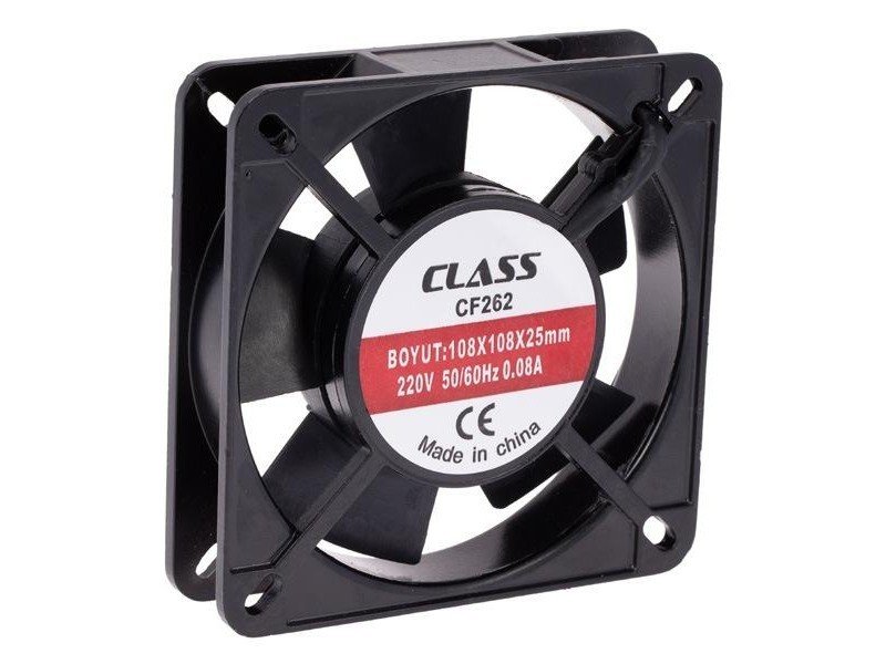 Class 108x108x25mm AC 220Volt Fan