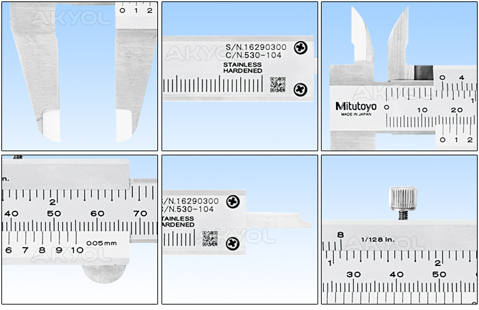 mitutoyo 530-104 mekanik kumpas