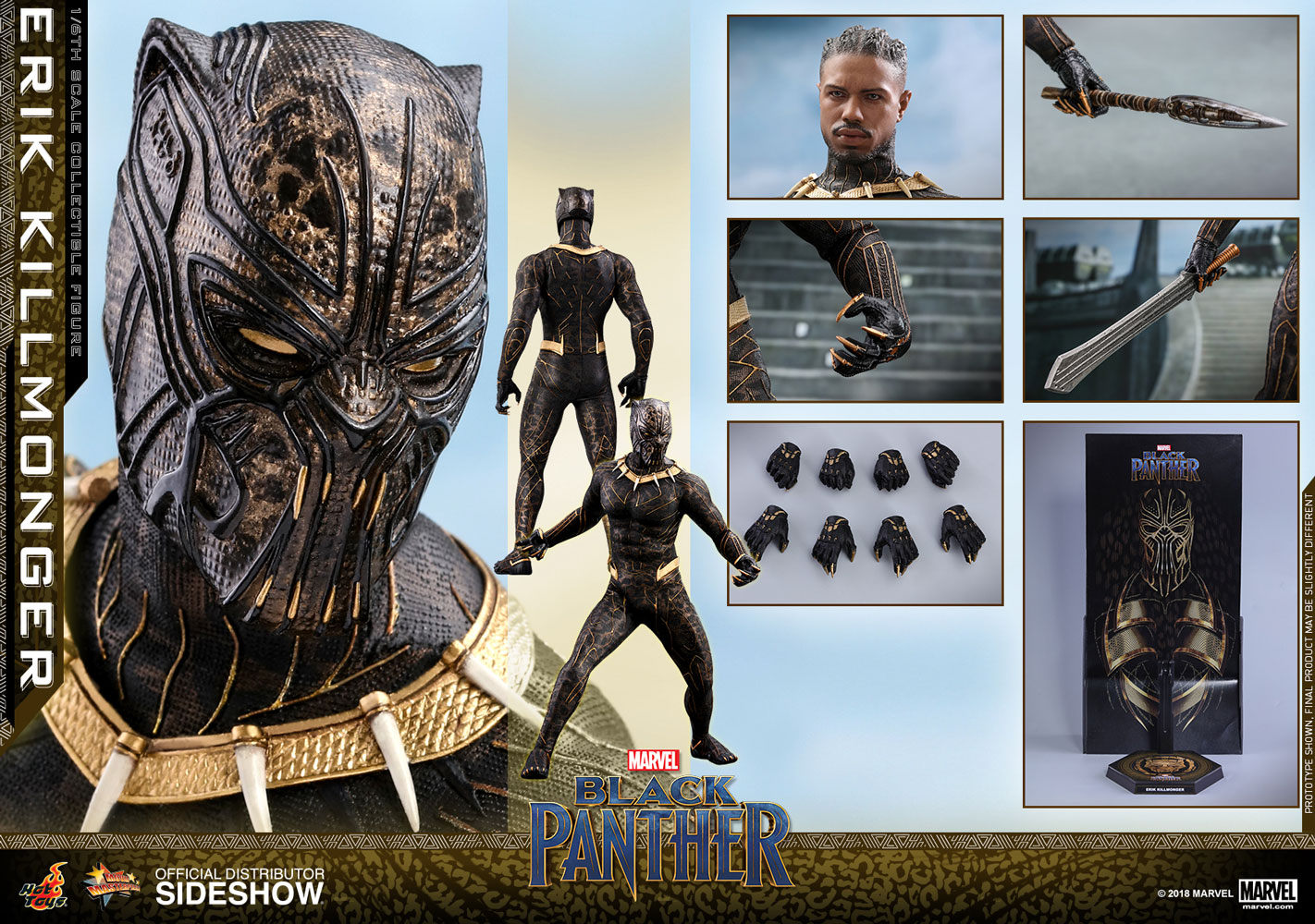 Hot on sale toys killmonger