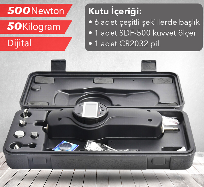 sdf-500 dijital kuvvet ölçer