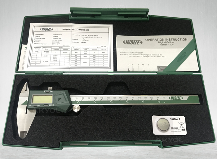 insize 1108-200 elektronik kumpas