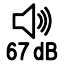 Maximum Noise Level 67 dB