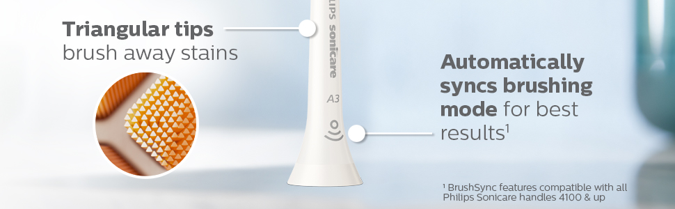 Philips Sonicare Premium All-in-One (A3) replacement toothbrush heads