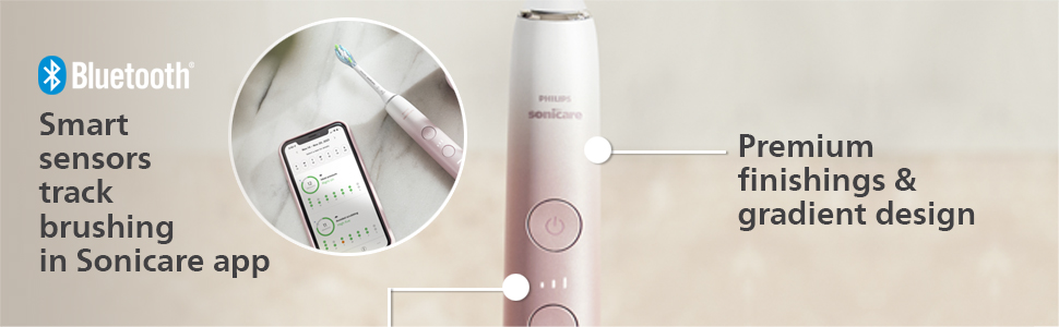 Philips Sonicare 9000 Special Edition Şarj Edilebilir Diş Fırçası, Pembe Beyaz, HX9911/90