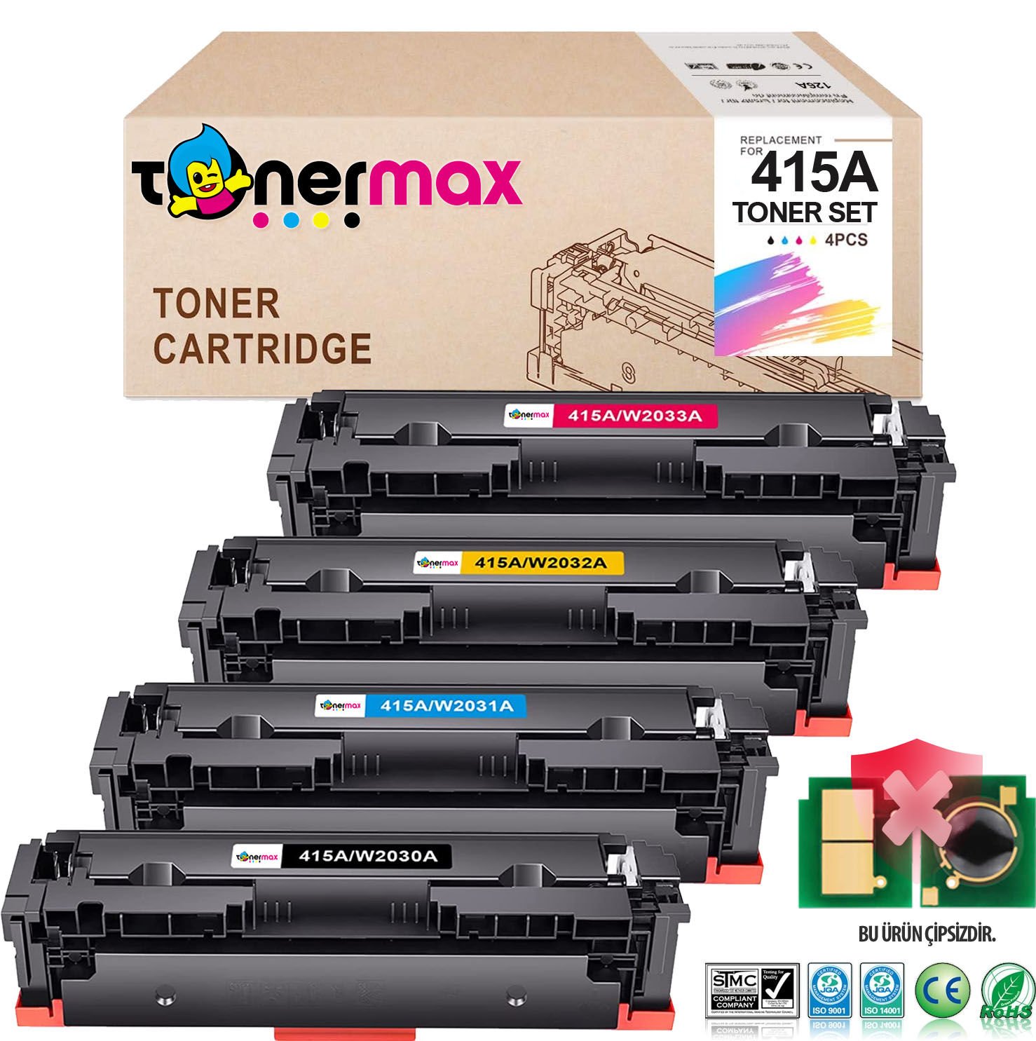 Hp 415A Muadil Toner Takım / M455 / M480 / M454 / M478 / M479